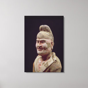 Bemannen Sie das Reisen entlang den Silk Weg, Leinwanddruck