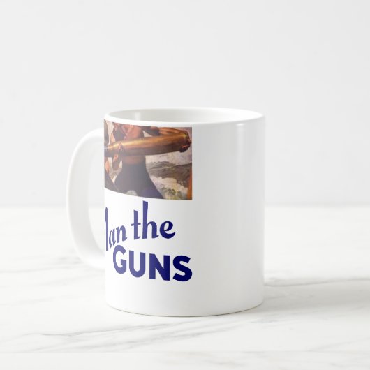 Bemannen Sie die Gewehre Kaffeetasse (Vorderseite Links)