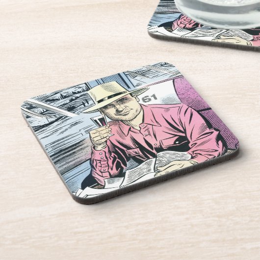 Bemannen Sie Untersetzer-Set im Sitz 61 Untersetzer (Linke Seite)