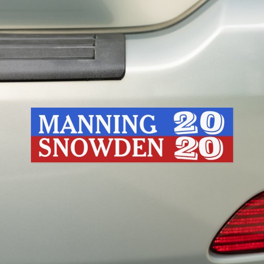 Bemannen/Snowden 2020 Autoaufkleber (Auf Auto)