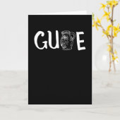 Bembel Gude Shirt Äppelwoi Hessen Apfeilwein Hallo Karte (Gelbe Blume)