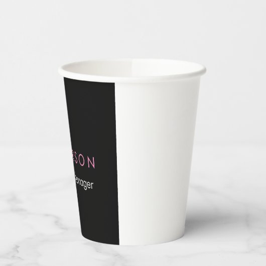 Bemerkenswert elegante, einzigartige moderne Schwa Pappbecher (Links)