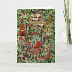 Bemerkenswert Neues Jahr Feiertagskarte