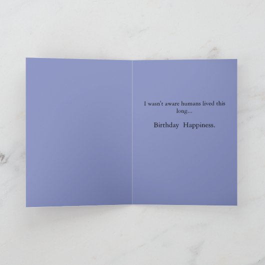 Bemerkenswerte Alien Geburtstagsgrüße Dankeskarte (Innenseite)