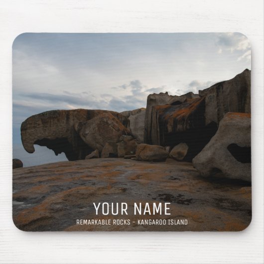 Bemerkenswerte Felsen Kangaroo Island Australien Mousepad (Vorne)