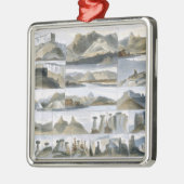 Bemerkenswerte Hügel auf dem oberen Missouri, Silbernes Ornament (Links)