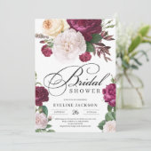 Bemerkenswertes bohenhaftes Brautparty Einladung (Stehend Vorderseite)