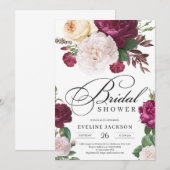 Bemerkenswertes bohenhaftes Brautparty Einladung (Vorne/Hinten)