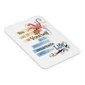 Bemerkenswertes Illustriertes Zitat von LIFE Magnet (Rechte Seite)