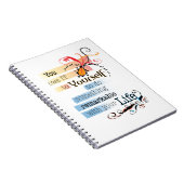 Bemerkenswertes Illustriertes Zitat von LIFE Notizblock (Rechte Seite)