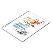 Bemerkenswertes Illustriertes Zitat von LIFE Notizblock (Linke Seite)