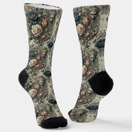 Bemerkungen - Gotische Viktorianische Tapisserie Socken (Gewinkelt)