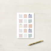 Bemerkungen zum Platz nach der Ausstellung Post-it Klebezettel (Auf Schreibtisch)