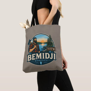 Bemidji Minnesota Paul Bunyan Rustikal Northwoods Tasche
