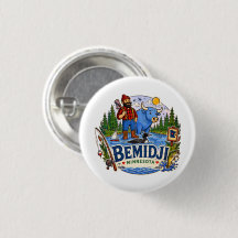 Bemidji Minnesota Paul Bunyan und Babe der Blaue O