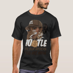 Bemühe dich, bis deine Neider fragen, ob du Schwar T-Shirt