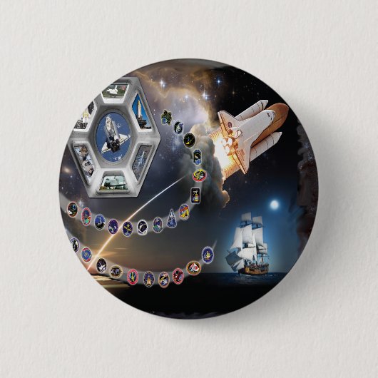 Bemühung OV 105 Button (Vorderseite)