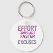 "Bemühungen um Ausreden" Schlüsselanhänger (Vorderseite)