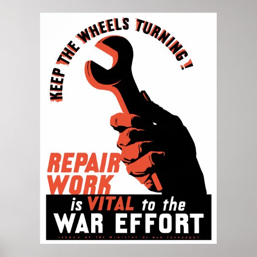 Bemühungen um den Zweiten Weltkrieg Poster (Vorne)