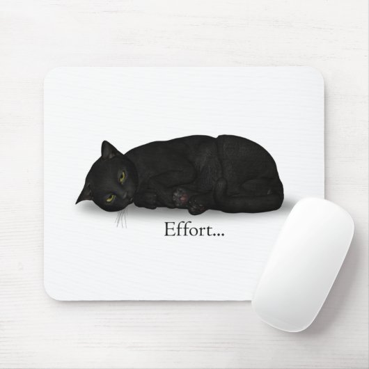 Bemühungs-Katze Mousepad (Mit Mouse)