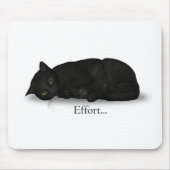 Bemühungs-Katze Mousepad (Vorne)