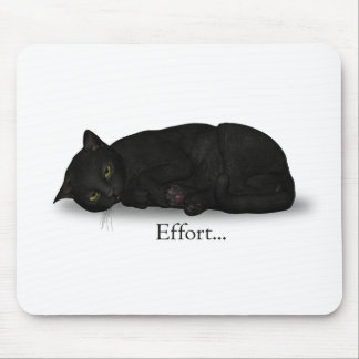 Bemühungs-Katze Mousepad