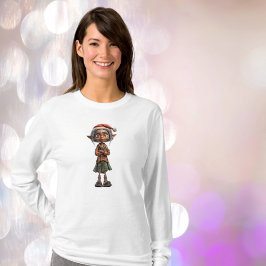 Bemused Oma Christmas Elf Women's T-Shirt