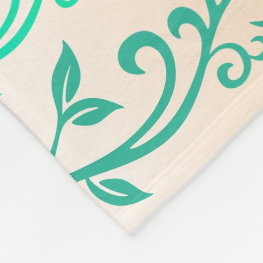 Bemuttern die beste Mama-botanischen des Logos Fleecedecke (Ecke)