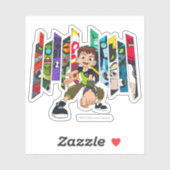 Ben 10 Alien Collection Graphic Aufkleber (Blatt)