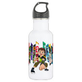 Ben 10 Alien Collection Graphic Edelstahlflasche (Vorderseite)