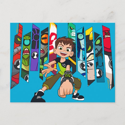 Ben 10 Alien Collection Graphic Einladungspostkarte (Vorderseite)