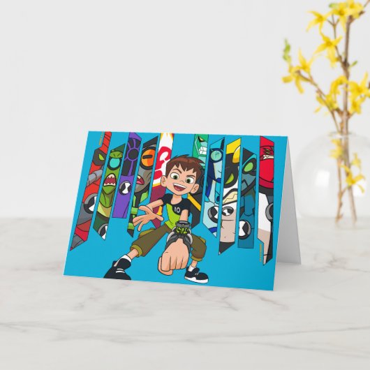 Ben 10 Alien Collection Graphic Karte (Gelbe Blume)