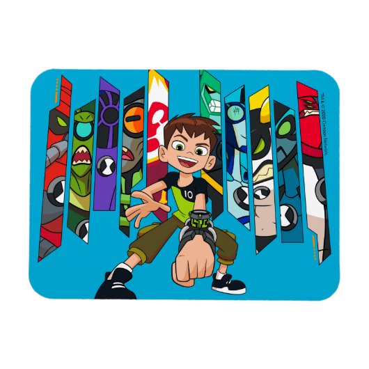 Ben 10 Alien Collection Graphic Magnet (Horizontal)