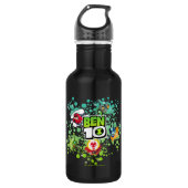 Ben 10 Alien Forms Bubble Graphic Edelstahlflasche (Vorderseite)
