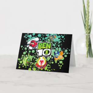 Ben 10 Alien Forms Bubble Graphic Karte
