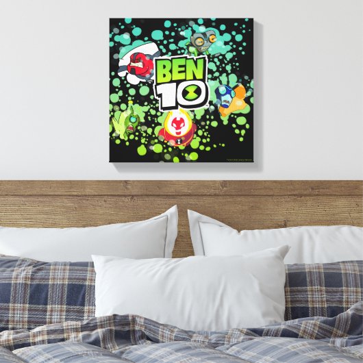 Ben 10 Alien Forms Bubble Graphic Leinwanddruck (Insitu (Schlafzimmer))
