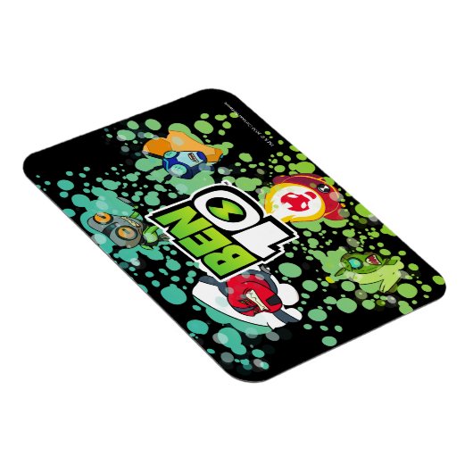 Ben 10 Alien Forms Bubble Graphic Magnet (Rechte Seite)