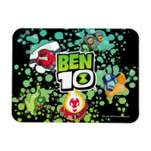 Ben 10 Alien Forms Bubble Graphic Magnet (Horizontal)