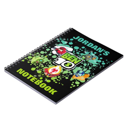 Ben 10 Alien Forms Bubble Graphic Notizblock (Linke Seite)