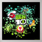 Ben 10 Alien Forms Bubble Graphic Poster (Vorne)