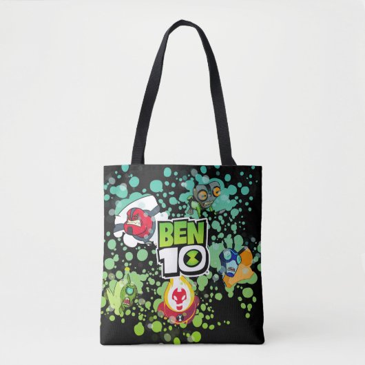Ben 10 Alien Forms Bubble Graphic Tasche (Vorderseite)