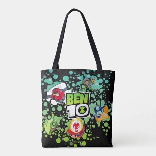 Ben 10 Alien Forms Bubble Graphic Tasche (Rückseite)