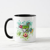 Ben 10 Alien Forms Bubble Graphic Tasse (Links)