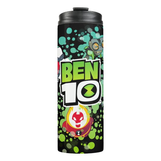 Ben 10 Alien Forms Bubble Graphic Thermosbecher (Vorderseite)