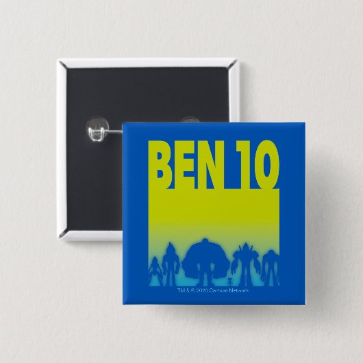 Ben 10 Alien Line-up-Logo Button (Vorne & Hinten)