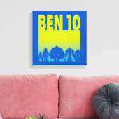 Ben 10 Alien Line-up-Logo Leinwanddruck (Insitu (Wohnzimmer))
