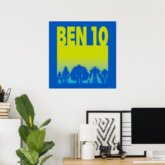 Ben 10 Alien Line-up-Logo Poster (Heimbüro)