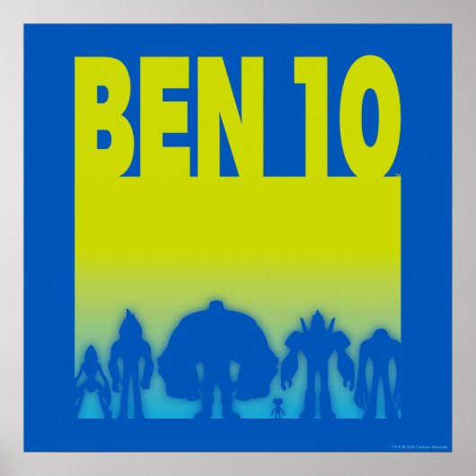 Ben 10 Alien Line-up-Logo Poster (Vorne)