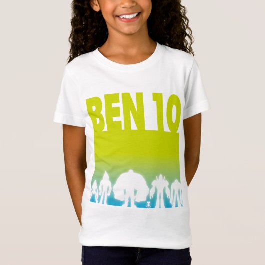 Ben 10 Alien Line-up-Logo T-Shirt (Vorderseite)