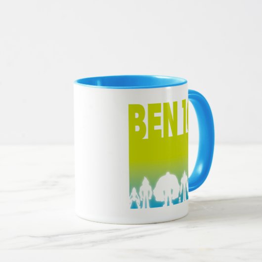 Ben 10 Alien Line-up-Logo Tasse (VorderseiteRechts)